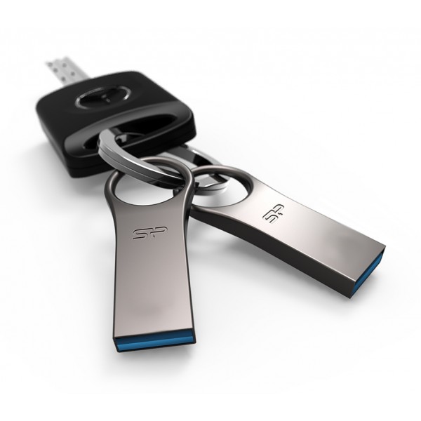 SILICON POWER USB Flash Drive Jewel 80, 16GB, USB 3.2, Titanium - Silicon Power