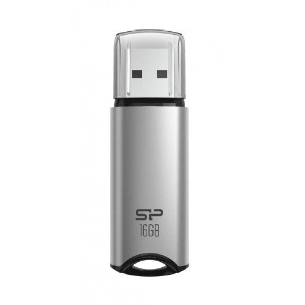 SILICON POWER USB Flash Drive Marvel M02, 16GB, USB 3.2, γκρι - Silicon Power