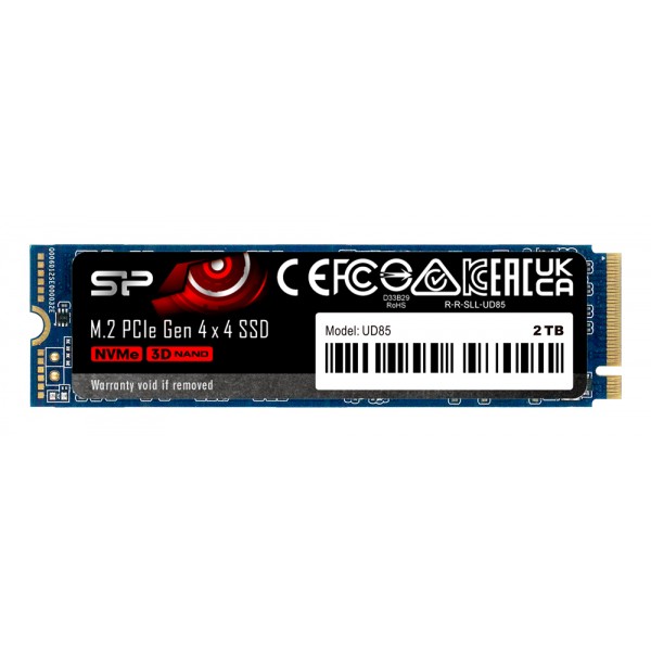 SILICON POWER SSD PCIe Gen4x4 M.2 2280 UD85, 2TB, 3.600-2.800MB/s - Silicon Power