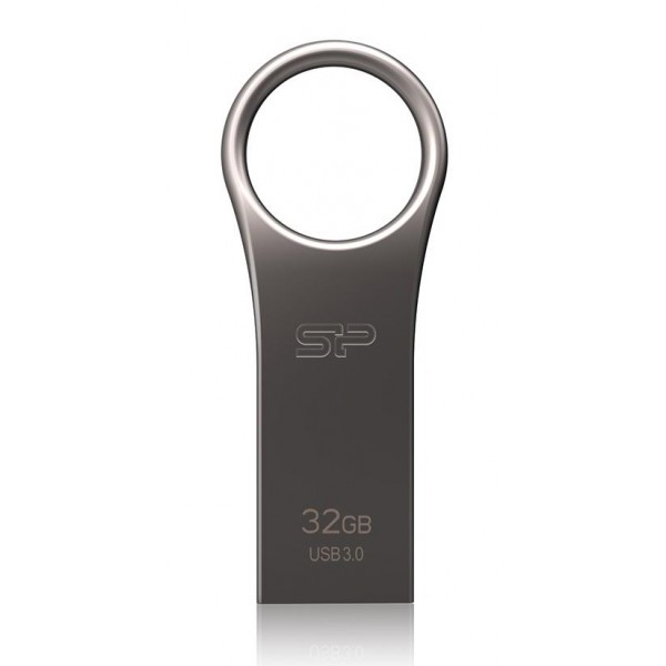 SILICON POWER USB Flash Drive Jewel 80, 32GB, USB 3.2, Titanium - Silicon Power