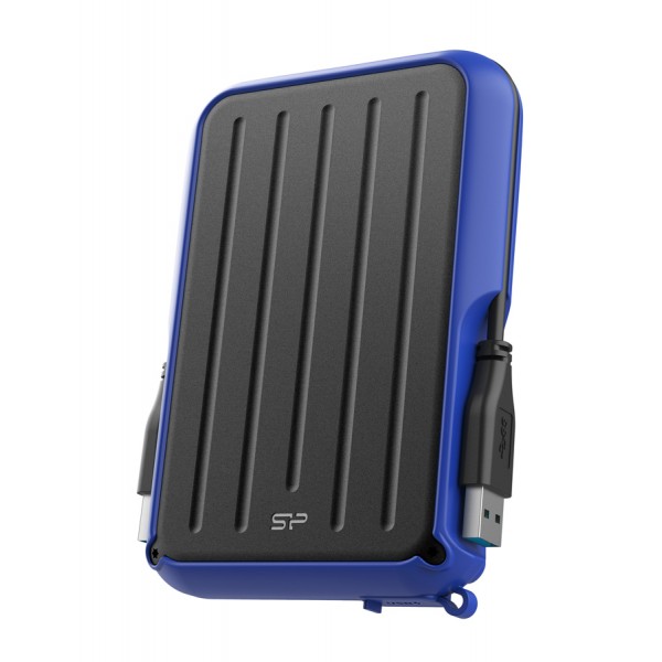 SILICON POWER εξωτερικός HDD Armor A66, 4TB, USB 3.2, μπλε - Silicon Power