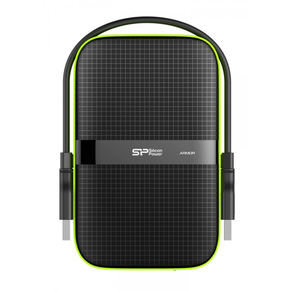 SILICON POWER εξωτερικός HDD Armor A60, 4TB, USB 3.2, πράσινος - Silicon Power