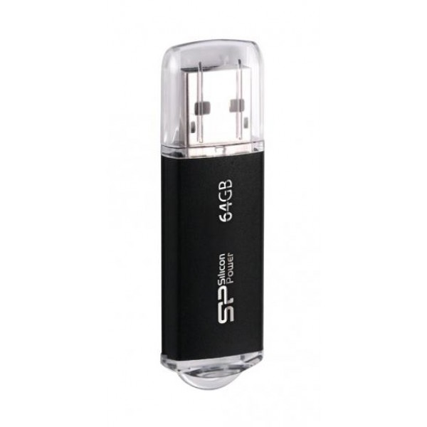 SILICON POWER USB Flash Drive Ultima II-I, 64GB, USB 2.0, μαύρο - Silicon Power