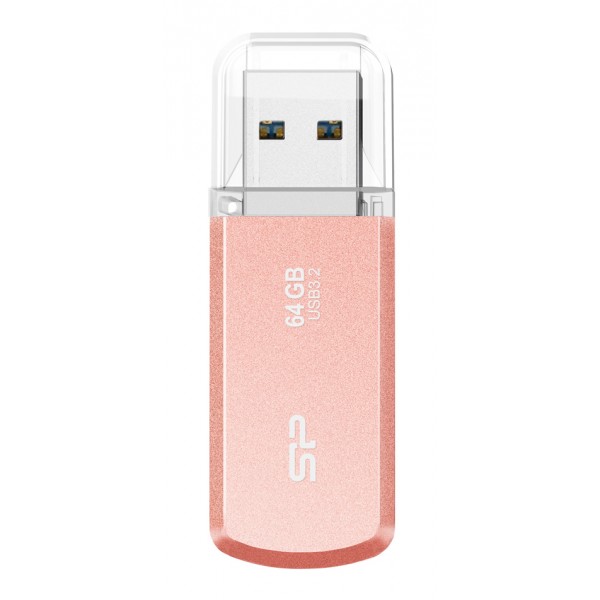 SILICON POWER USB Flash Drive Helios 202, 64GB, USB 3.2, ροζ χρυσό - USB Flash Drives
