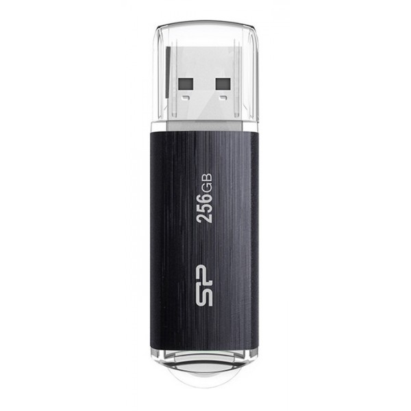 SILICON POWER USB Flash Drive Blaze B02, 256GB, USB 3.2, μαύρο - Silicon Power