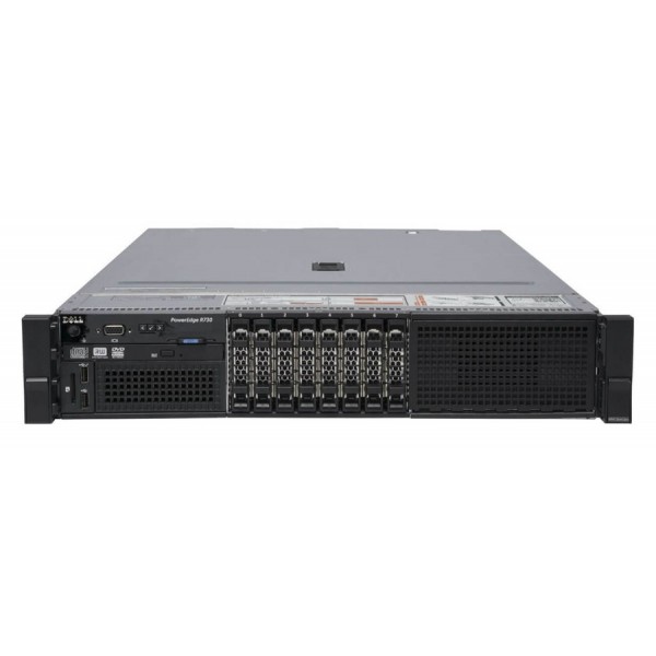 DELL Server R730, 2x E5-2630L v3, 32GB, 2x 750W, 8x 2.5", H730, REF SQ - Dell