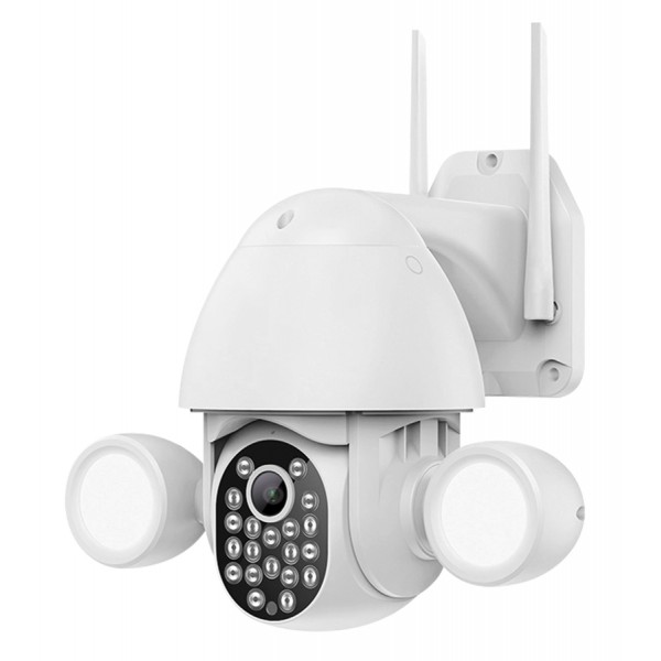 SECTEC smart IP PTZ κάμερα ST-967-5M-TY, με PIR & προβολείς, Wi-Fi, 5MP - SECTEC