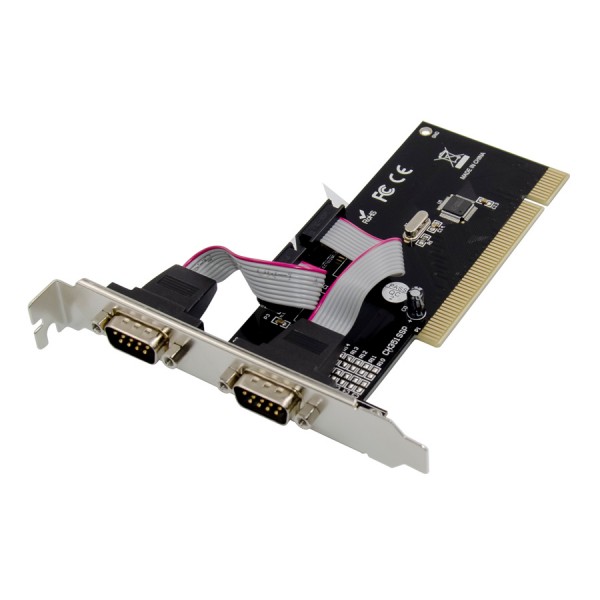 POWERTECH κάρτα επέκτασης PCI σε 2x serial ST320, WHC351Q - Κάρτες Επέκτασης PCI κ.α