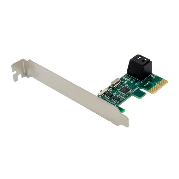 POWERTECH κάρτα επέκτασης PCIe σε 2x SATA 3.0 ST544, ASM1061 - Κάρτες Επέκτασης PCI κ.α