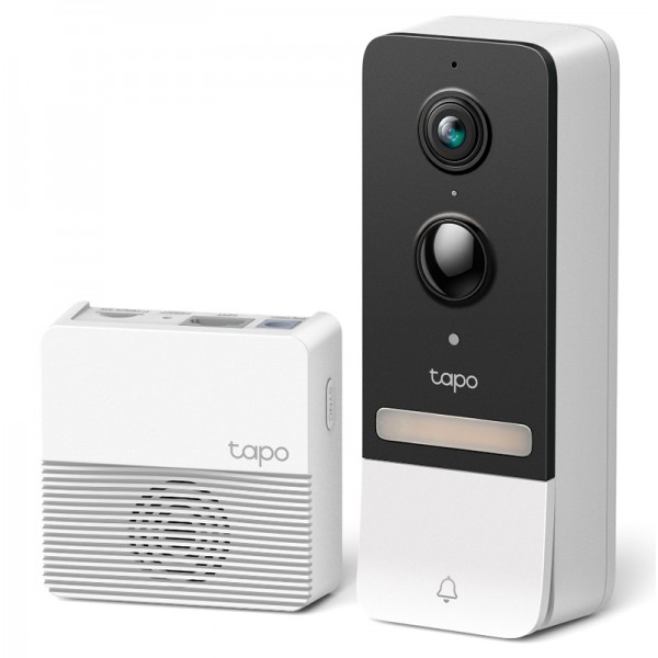 TP-LINK smart κουδούνι με κάμερα Tapo D230S1, Wi-Fi 2K, 6700mAh, Ver 1.0 - Service & Εργαλεία