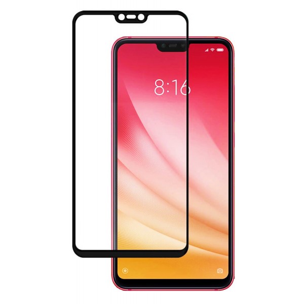 POWERTECH Tempered Glass 5D Full Glue για Xiaomi MI 8 Lite, Black - Powertech