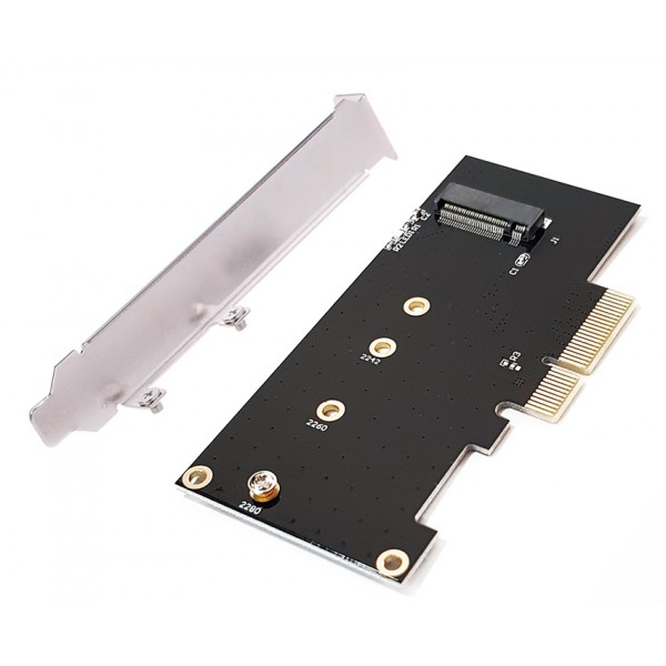 POWERTECH κάρτα επέκτασης PCIe x4 σε M.2 Key M NVMe TOOL-0050 - Κάρτες Επέκτασης PCI κ.α