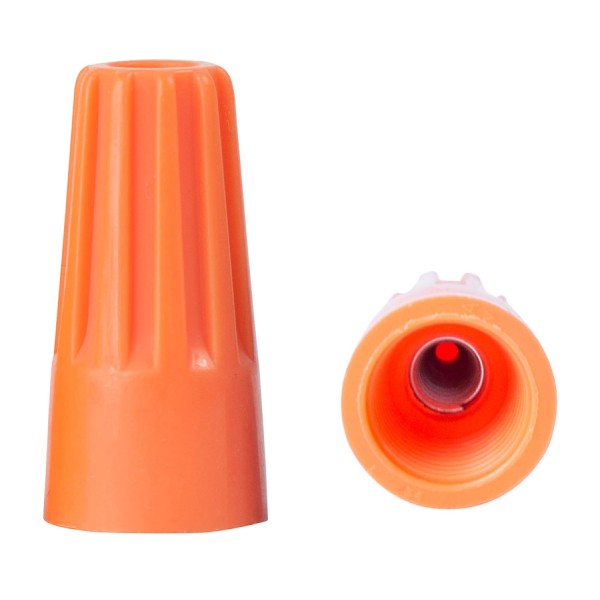 Σύνδεσμος καλωδίου twist-on P3 TOOL-0082, Φ12.7x22.2mm, πορτοκαλί, 25τμχ - UNBRANDED