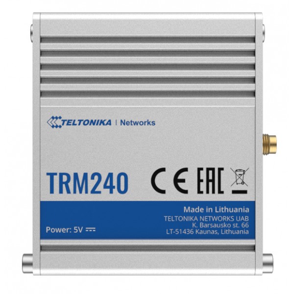 TELTONIKA Industrial cellular modem TRM240, LTE Cat 1, USB - Modem - Router