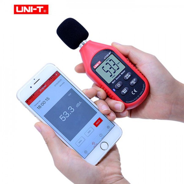 UNI-T ψηφιακό ντεσιμπελόμετρο UT353BT, 30-130dB, Bluetooth - UNI-T