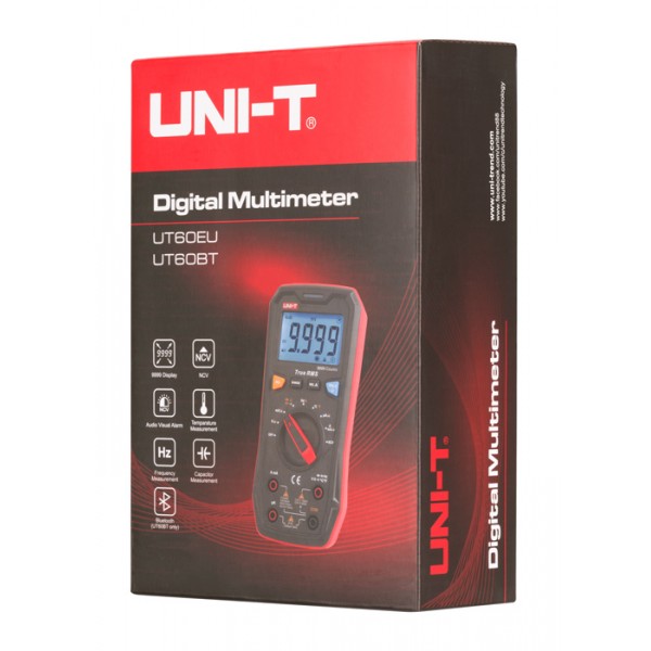 UNI-T ψηφιακό πολύμετρο UT60BT, 1000V AC/DC, NCV, Bluetooth, True RMS
