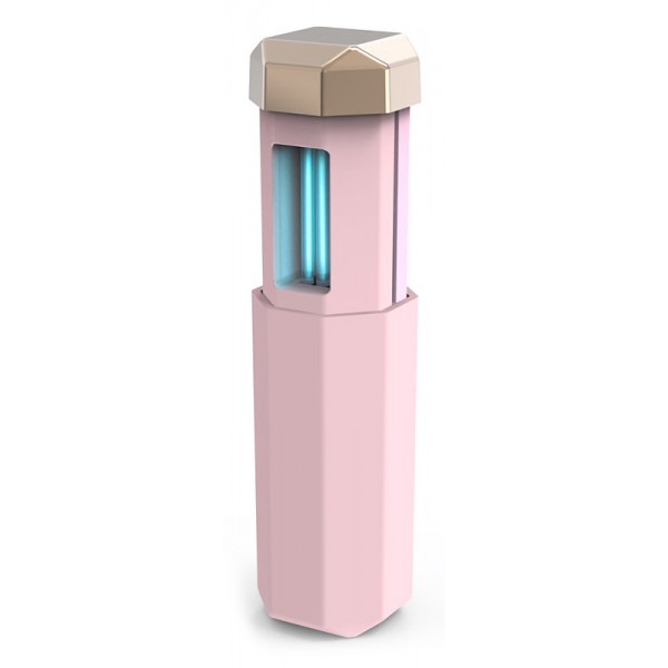 Mini αποστειρωτής υπεριώδους ακτινοβολίας UVC UVS-PK, φορητός, ροζ - Οικιακές Συσκευές