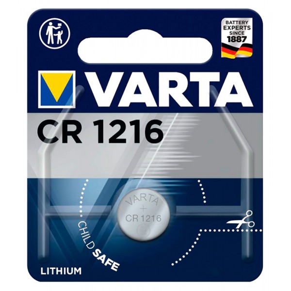 VARTA μπαταρία λιθίου CR1216, 3V, 1τμχ - VARTA