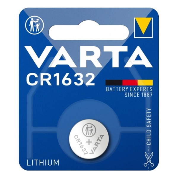 VARTA μπαταρία λιθίου CR1632, 3V, 1τμχ - VARTA