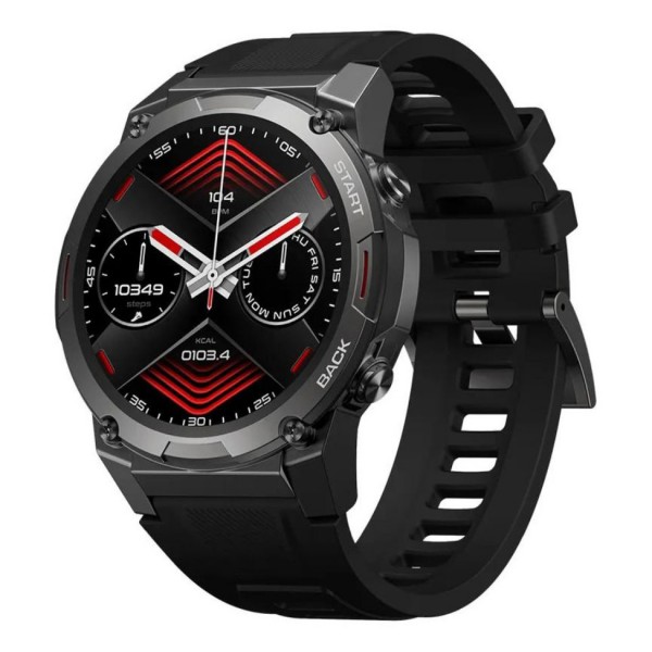 ZEBLAZE smartwatch Vibe 7 Pro, 1.43" AMOLED, ηχείο & mic, 3 ATM, μαύρο - 