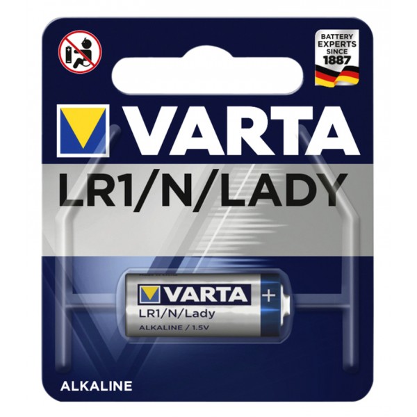 VARTA αλκαλική μπαταρία LADY LR1 N, 1.5V, 1τμχ - Μπαταρίες Αλκαλικές