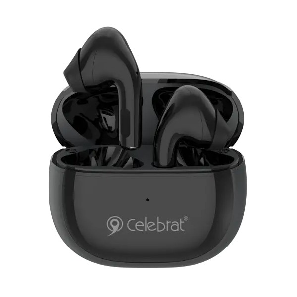 CELEBRAT earphones με θήκη φόρτισης W31, True Wireless, μαύρα - 