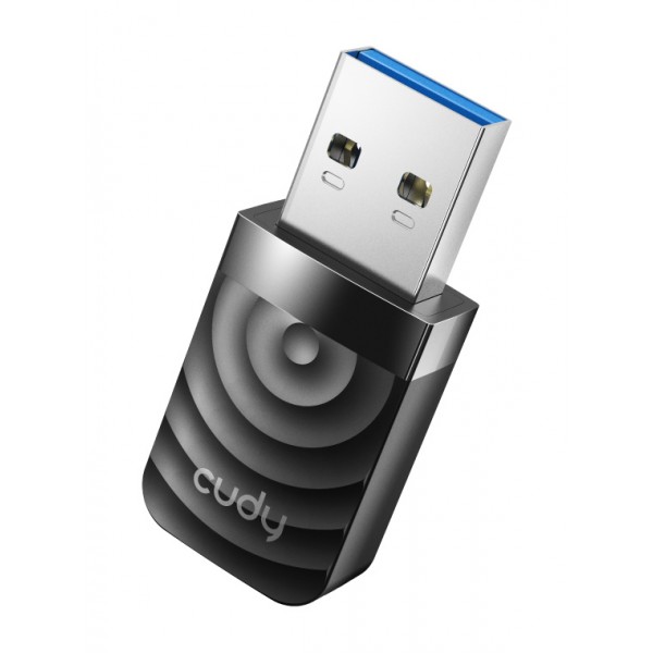 CUDY ασύρματος USB αντάπτορας WU1300S, AC1300 1300Mbps, dual band Wi-Fi - CUDY