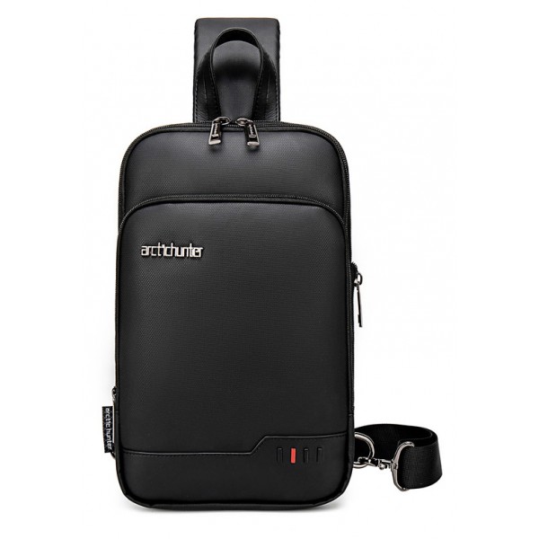 ARCTIC HUNTER τσάντα Crossbody XB00113-BK, αδιάβροχη, μαύρη - ARCTIC HUNTER