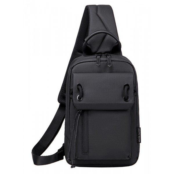ARCTIC HUNTER τσάντα Crossbody XB00526 με θήκη tablet, 3L, μαύρη - ARCTIC HUNTER