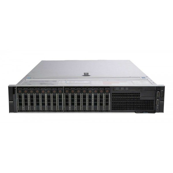 DELL used Server R740, 2x GOLD-5120, 128GB, HBA330, 2x 200GB + 6x 1.92TB SAS SSD, 1x PSU, 16x 2.5", REF - Refurbished Servers