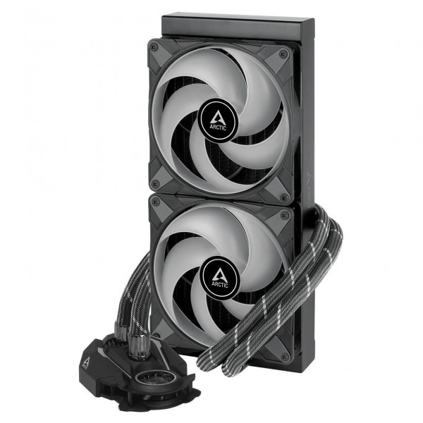 Arctic Liquid Freezer II-280 A-RGB:All-in-One CPU Water Cooler with 280mm radiator and 2x P14PWMPSTA - Arctic