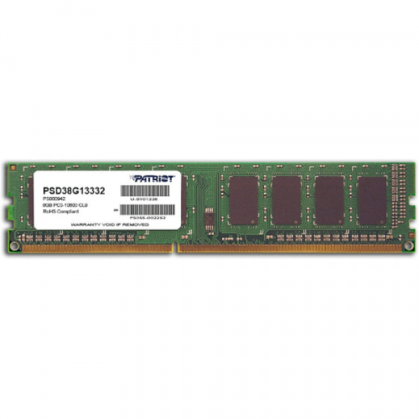 Μνήμη για Desktop PATRIOT SIGNATURE DDR3 8GB 1333MHz PC3-10600 2R/2S