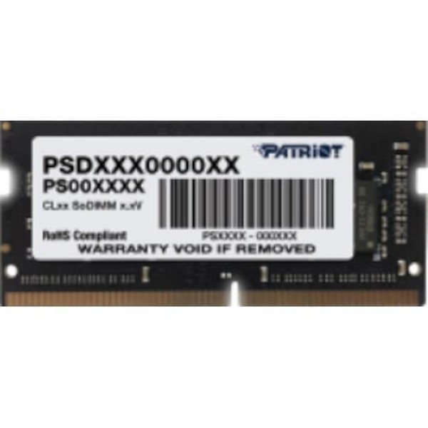 Μνήμη για Laptop PATRIOT SIGNATURE soDDR4 08GB 3200MHz PC4-2560 1R/1S - Patriot