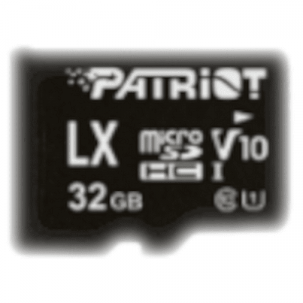 Κάρτα μνήμης PATRIOT LX MICROSD/HC, 016GB C10 U1 80/10MBs NO-ADAPTER - Patriot