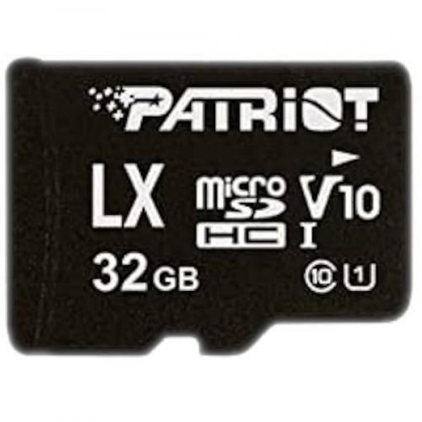 Κάρτα μνήμης PATRIOT LX MICROSD/HC, 032GB C10 U1 80/10MBs NO-ADAPTER - PC & Περιφερειακά & Αναβάθμιση