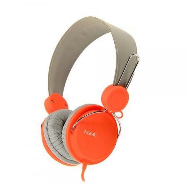 Καλωδιακά Ακουστικά - Havit H2198d (GREY & ORANGE) - HAVIT