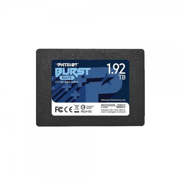 Σκληρός δίσκος SSD PATRIOT BURST ELITE, 1.92TB 2.5/SATA3 450/320MBs 40K/40K - Patriot