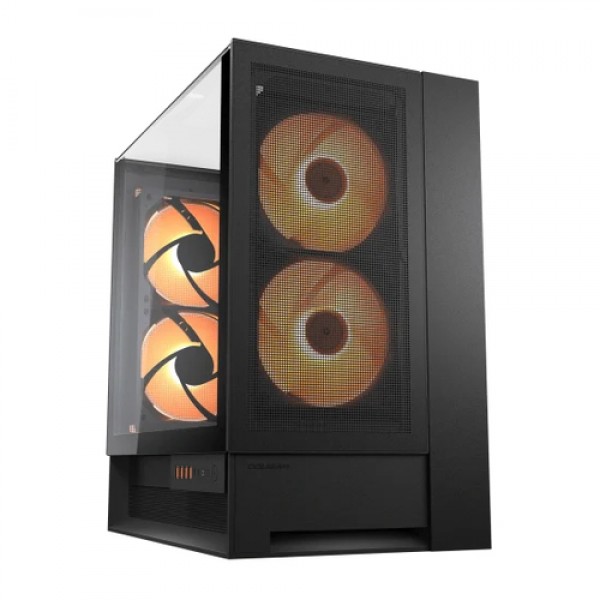 COUGAR Midi Tower Case OmnyX, ARGB, Black - Cases