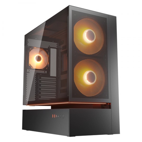 COUGAR Midi Tower Case, CFV235, ARGB, Mesh, Black - Cases
