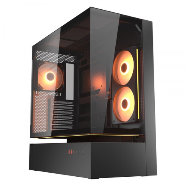 COUGAR Midi Tower Case, CFV235, ARGB, Glass, Black - Cases