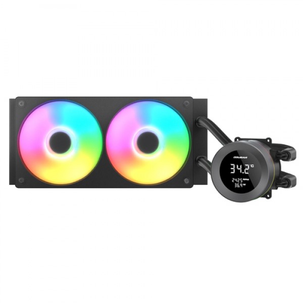 COUGAR Poseidon Vistek 240 CPU Water Cooling, ARGB, Black - Cooling