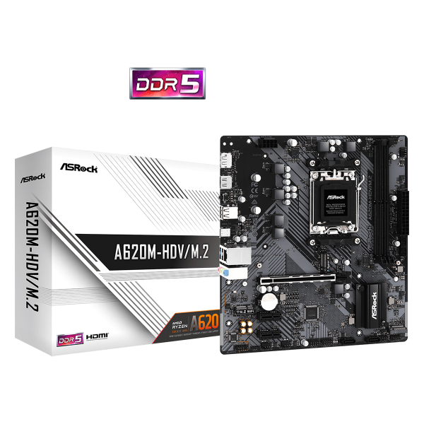 Μητρική ASRock A620M-HDV/M.2, Micro ATX με AMD AM5 Socket - PC & Αναβάθμιση