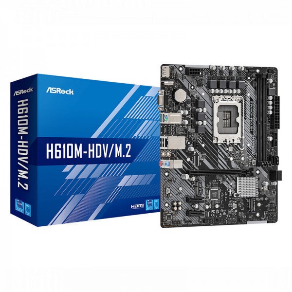 Μητρική ASRock H610M-HDV/M.2 R2.0 Motherboard Micro ATX με Intel 1700 Socket - Mining