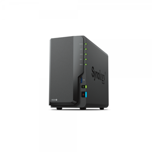 Synology DiskStation DS224+ NAS Tower με 2 θέσεις για HDD/SSD και 2 θύρες Ethernet - Αποθήκευση & Back up