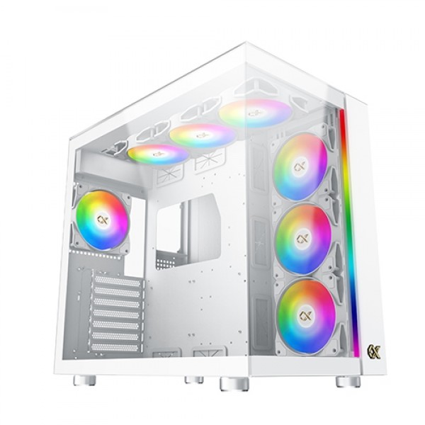Κουτί Υπολογιστή Xigmatek AQUA Ultra Arctic Gaming Full Tower με Tempred Glass  και RGB Φωτισμό Arctic - Εξαρτήματα-Αναβάθμιση