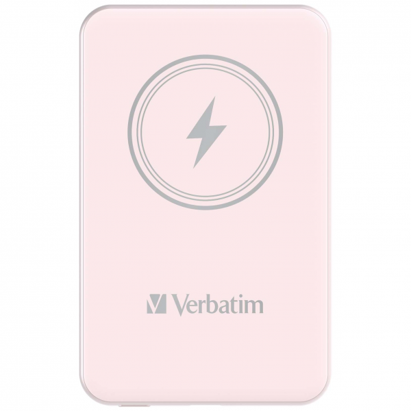 Verbatim Charge 'n' Go Magnetic Wireless Power Bank 5000 mAh Pink - Αξεσουάρ κινητών