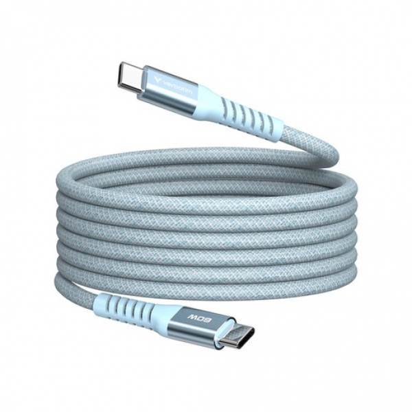 Verbatim Sync & Charge USB C to USB C 60W Magnetic 120 cm - Blue - Αξεσουάρ κινητών