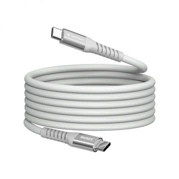 Verbatim Sync & Charge USB C to USB C 100W Magnetic 120 cm - Grey - Αξεσουάρ κινητών