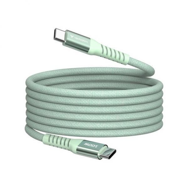 Verbatim Sync & Charge USB C to USB C 100W Magnetic 120 cm - Green - Αξεσουάρ κινητών