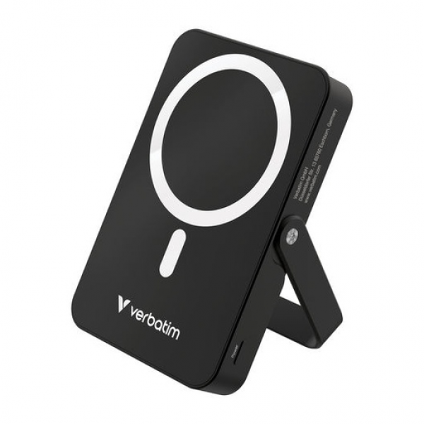Verbatim Charge 'n' Go Magnetic Wireless Power Bank Stand 10000 mAh Black - Αξεσουάρ κινητών